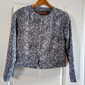 Yoana Baraschi Pleated Shoulder Print Jacket